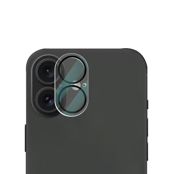 Black Trim Camera Lens Protector (iPhone 16 Plus)