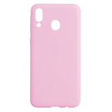 Matte Pink Soft Case (Galaxy A20)