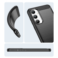 Black Brushed Metal Case (Galaxy A35)