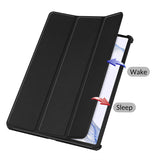 Black Leather Folio Case (Galaxy Tab S9 / Tab S9 FE)