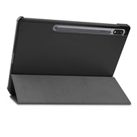 Black Leather Folio Case (Galaxy Tab S9 / Tab S9 FE)