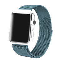 Satin Blue Milan Mesh Apple Watch Strap