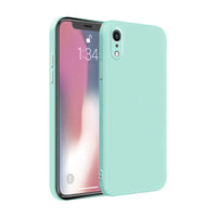 Matte Mint Blue Soft Case (iPhone XR)