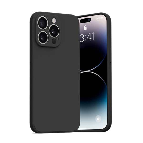 Matte Black Soft Case (iPhone 15 Pro Max)