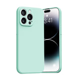 Matte Mint Blue Soft Case (iPhone 15 Pro Max)