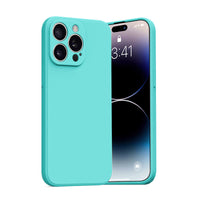 Matte Mint Blue Soft Case (iPhone 15 Pro Max)