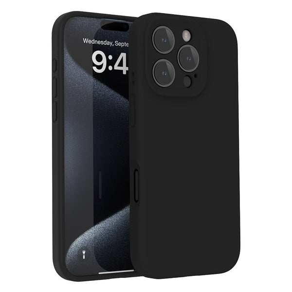 Matte Black Soft Case (iPhone 16 Pro)