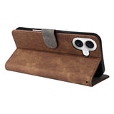 Brown Wallet Case (iPhone 16 Plus)