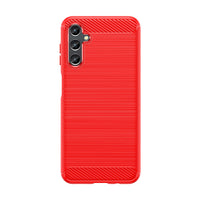 Red Brushed Metal Case (Galaxy A14)