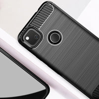 Red Brushed Metal Case (Pixel 4a)