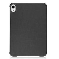 Black Leather V2 Folio Case with Smart Cover (iPad Mini 6 2021)