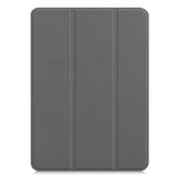 Grey Leather Folio Case with Smart Cover (iPad Pro 12.9-inch 2018-2022)