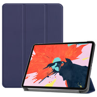 Navy Leather Folio Case with Smart Cover (iPad 10.2-inch 2019-2021)