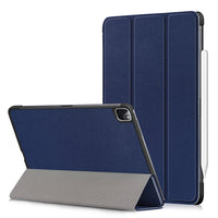 Grey Leather Folio Case with Smart Cover (iPad Pro 12.9-inch 2018-2022)