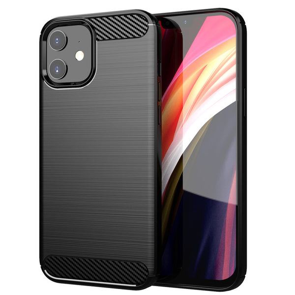 Black Brushed Metal Case (iPhone 12)